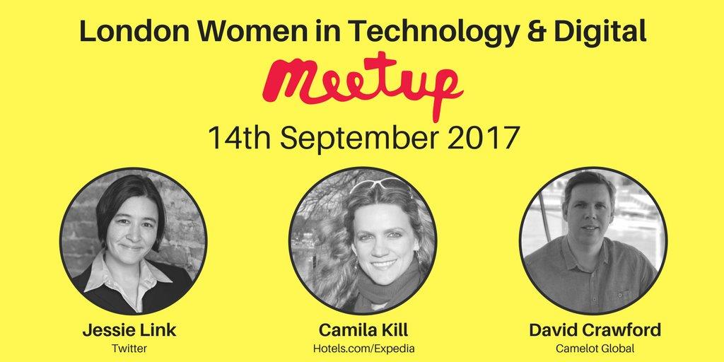 JennaChurchOLD's tweet photo. Excited for our Sept #womenintech &amp; Digital Meetup featuring @mad_typist, @DC99 &amp; @camila_kill - Sign up here! https://t.co/7QdTjj17BM https://t.co/rlDI0Qbr02