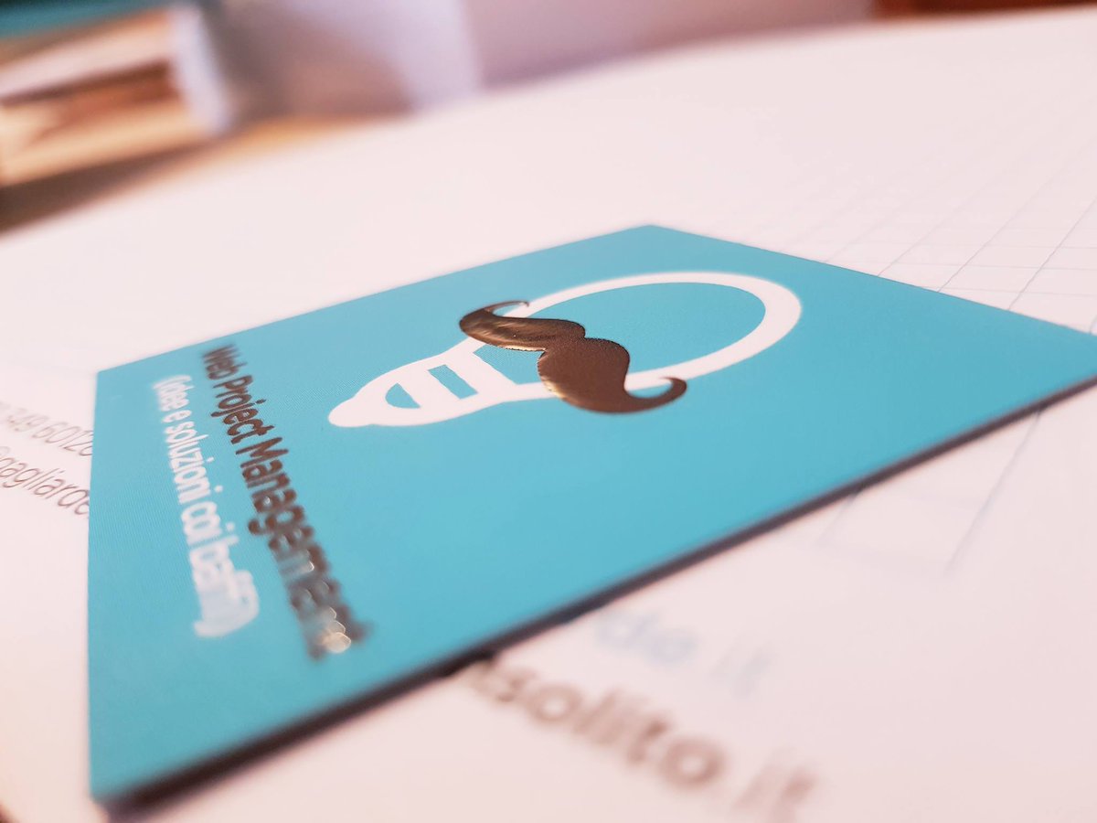 GagFederico's tweet photo. - idee e soluzioni con i baffi -

#WebProjectManager https://t.co/KbJpzreyg8