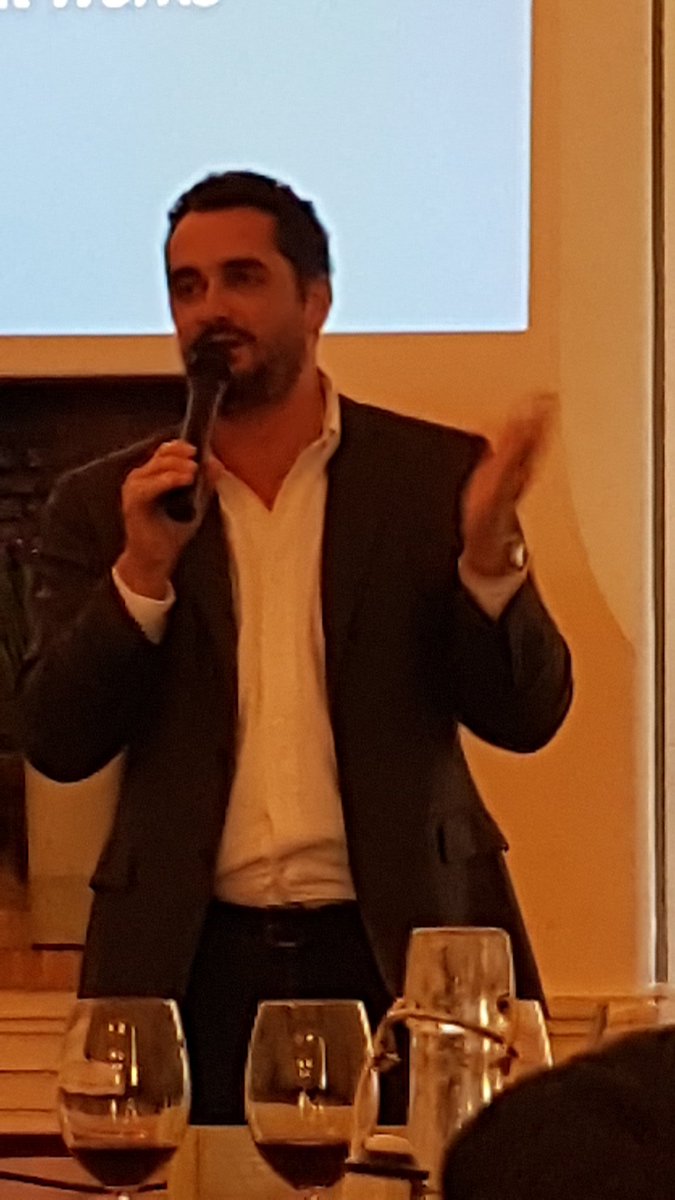 CorneaCSI's tweet photo. @OlivierBerrouet "be more precise in everything you do" @ThalesServices @YvonneWinemaker @Danielle_Asara #hellomerlot #boschendal https://t.co/kGPXn7vuVG