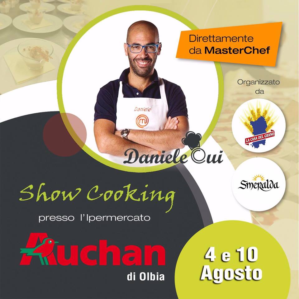 CasadelGrano's tweet photo. Oggi saremo all'#auchan di #Olbia! Vi aspettiamo con Daniele Cui
#lacasadelgrano #olbia #showcooking #sardegna #masterchef #cucina https://t.co/E5XekRfPXe