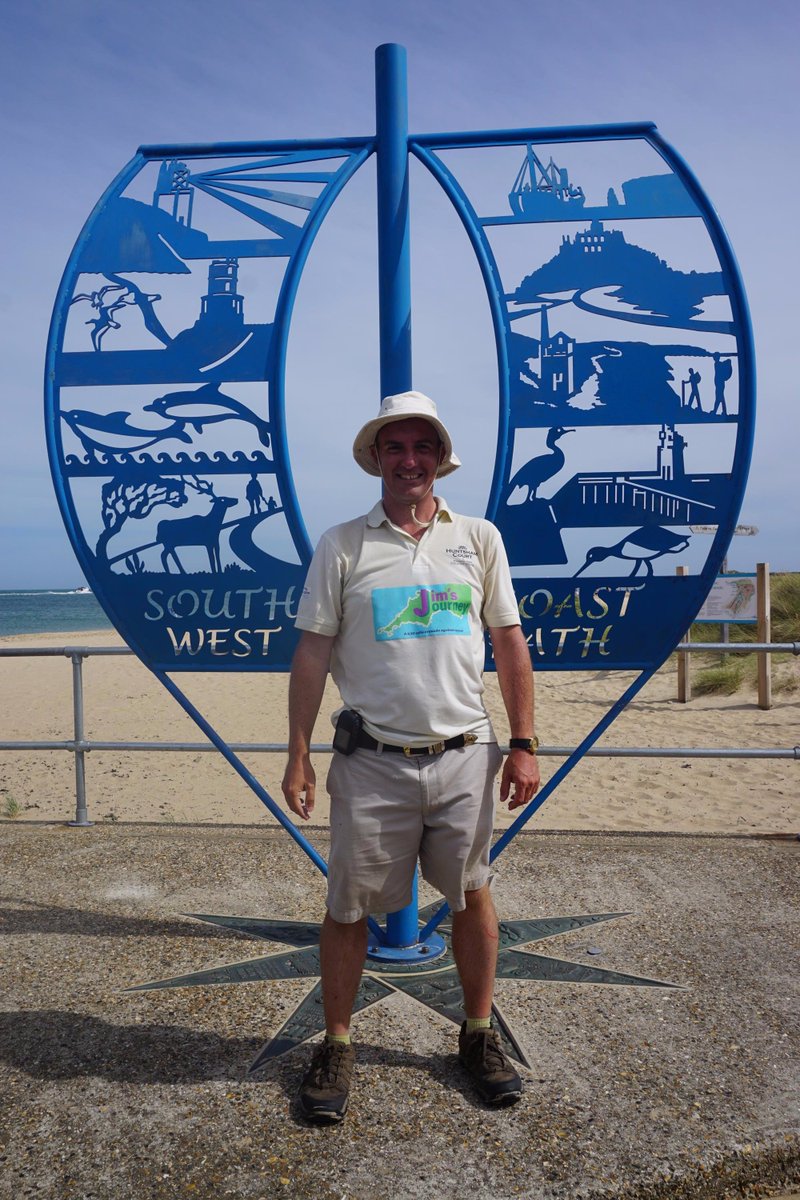 Hard to believe it's a year to the day since I completed Jim's Journey, reaching the finish marker at South Haven Point, near Poole.
