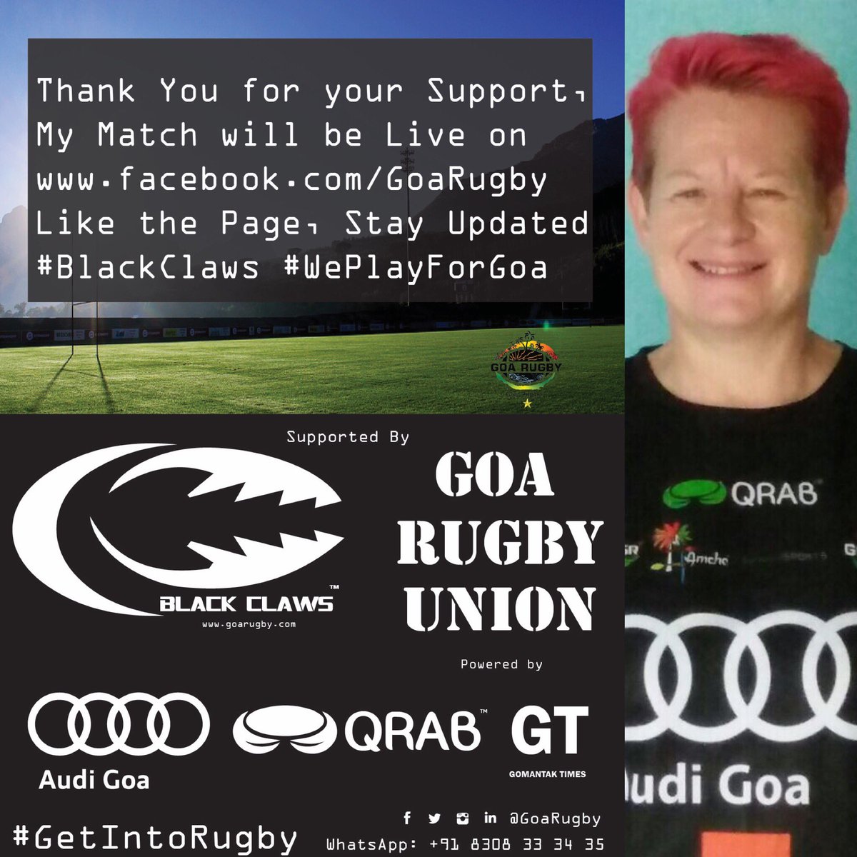 Goa Rugby (@goarugby) on Twitter photo Support us as our Squad steps out on Field for the #BlackClaws π€ at the <a href="/RugbyIndia/">Rugby India</a> Nationals next weekend π
Watch them Live π₯
#GoaAmche4 Support us as our Squad steps out on Field for the #BlackClaws π€ at the <a href="/RugbyIndia/">Rugby India</a> Nationals next weekend π
Watch them Live π₯
#GoaAmche4