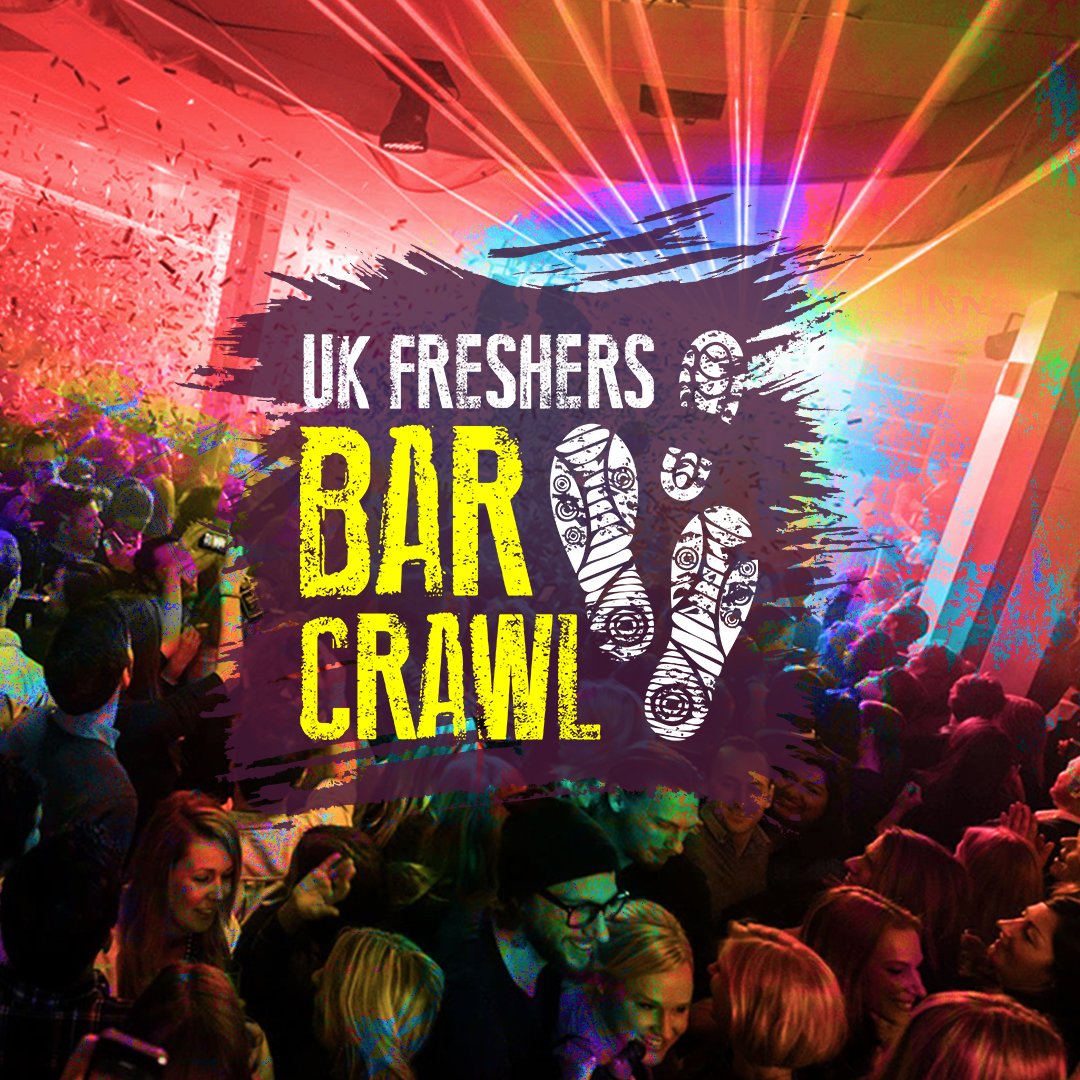 Bonkerz Freshers Bar Crawl is the EVENT for YOU!
This event is a MUST for every Fresher! 
Grab your T-shirts here--> ukbarcrawl.com