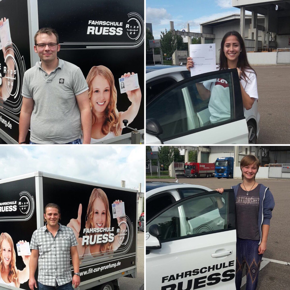 FahrschuleRuess's tweet photo. Glückwunsch 🎉 #führerschein #fahrschule #göppingen #praktischeprüfung #bestanden #fahrschuleruess https://t.co/JzUPztn3wU