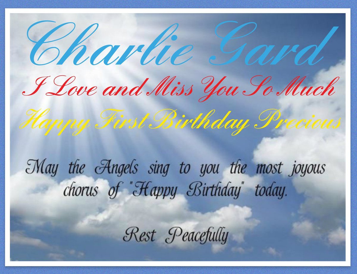 KjSHounsome's tweet photo. @Fight4Charlie @charliesfight 💙💙💙 there are no words that can express my love for you #Charlie happy 1st birthday sweetheart love you 💙💙💙💙💙💙 https://t.co/nTQCjXQ5EM
