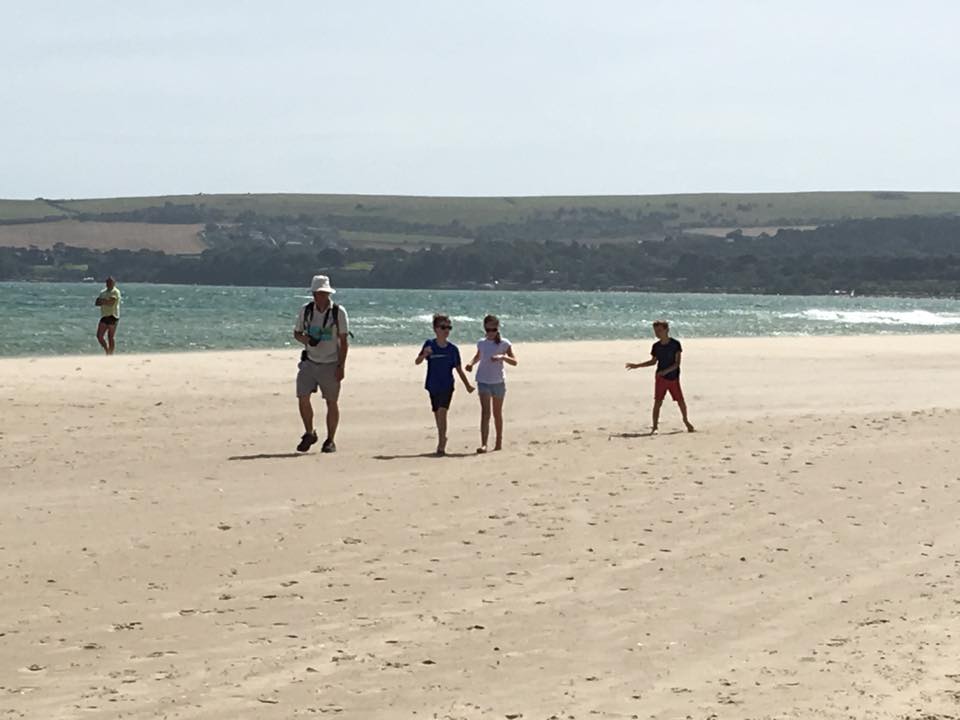 On this afternoon a year ago, I completed Jim's Journey with the lengthy trek along the beach at Studland to the finish marker near Poole.