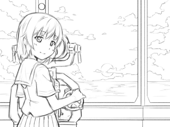 砲術長描きます。 