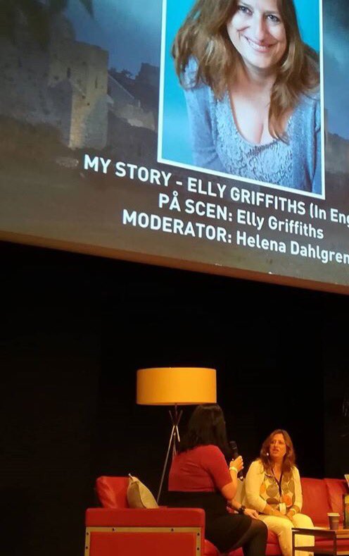ellygriffiths's tweet photo. Great discussion with Helen Dahlgren #CrimeTimegotland. Best English I've ever heard. Including in England! https://t.co/8odQpfXX2f