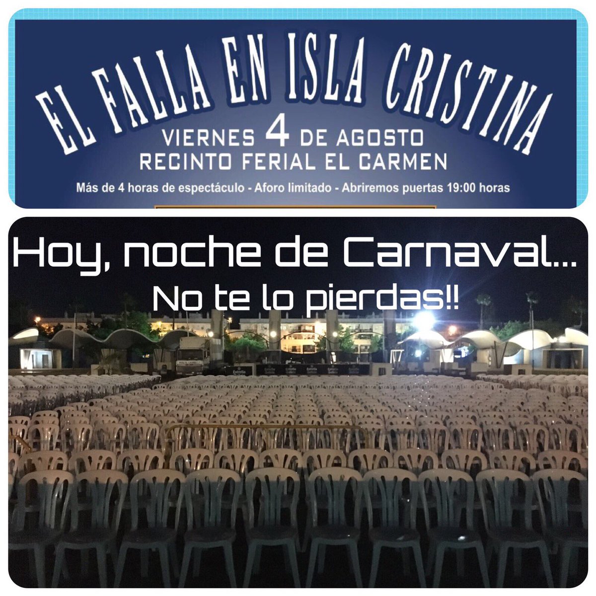 ElFallaEnIsla's tweet photo. ¡Vamos! A #ElFallaEnIsla se viene por cable, en barca, por los árboles o con la suegra
@los_doce @ComparsaAres @elseludecadi @Bienvenido_es https://t.co/gC3eooirXM