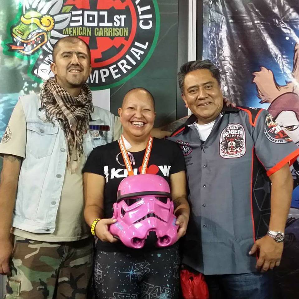 tk210's tweet photo. The @Skull_Garrison honored Cinthya as a Pink Trooper in her fight against cancer. Welcome to the R2-KT Pink Brigade! @501stLegion https://t.co/0vBnaq25Gg