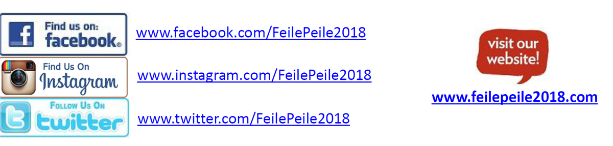 Féile Peile na nÓg 2018 will be hosted by @OfficialDownGAA , <a href="/louthgaa/">Louth GAA</a> &amp; <a href="/MeathGAA/">Meath GAA</a> RT please &amp; follow our other accounts in the picture.
