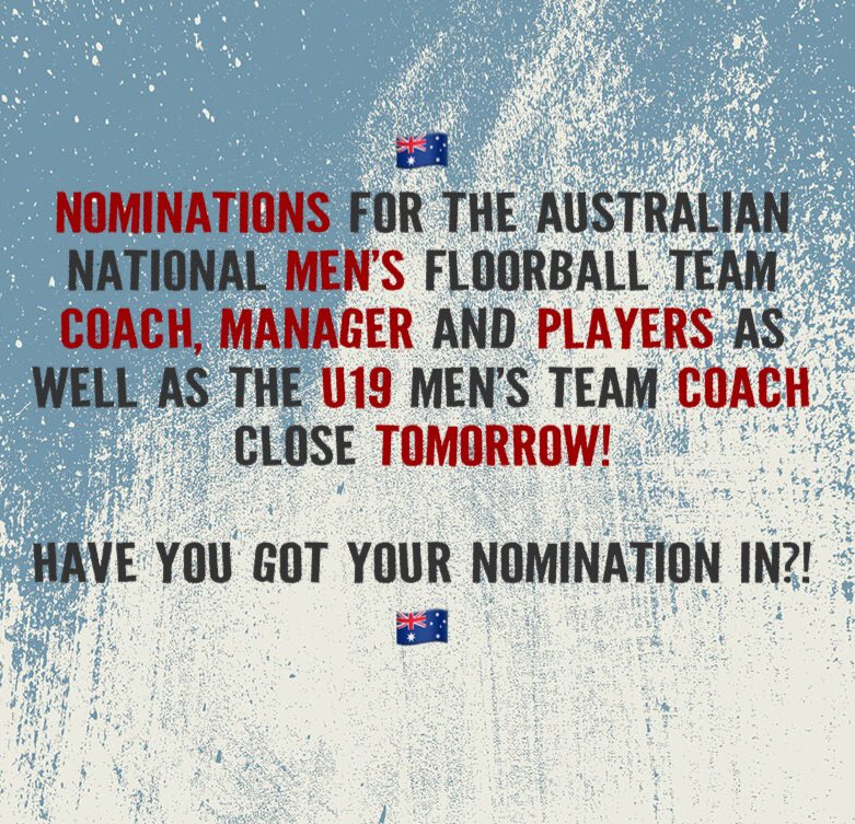 Head to the Floorball Australia Webpage for more details! Link in bio. <a href="/IFF_Floorball/">IFF</a>