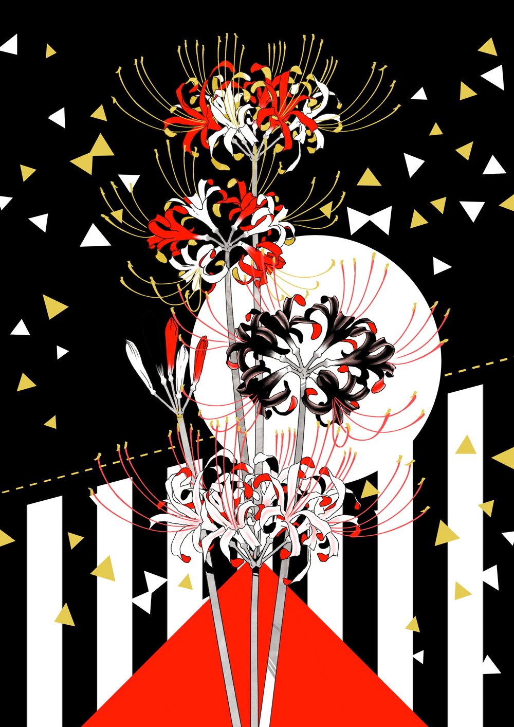 Akky على تويتر 彼岸花素材 Akky Pixiv T Co Pe46vj9qls フリー素材の新作公開しました ホラー作品いっぱい作ってください