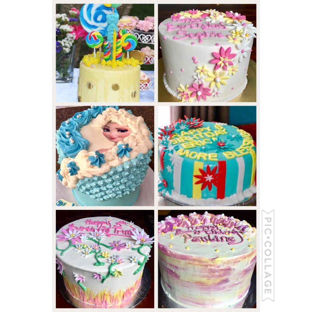 freshnjeri's tweet photo. Today it's all about pretty girl cakes for the little ones https://t.co/abaQHt8C9x