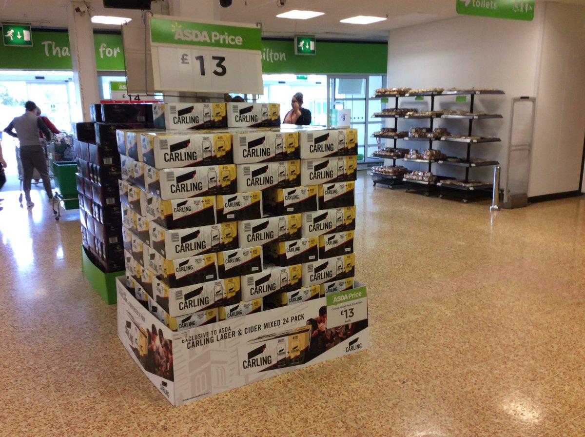 PowerforceMC20's tweet photo. @carling @asda Bilton Hull  #mixedpack 24 cans mix of Carling and Carling Cider GREAT VALUE @£13 thx to Mitchell @PowerforceMCNSM https://t.co/WXM4QtQnTR