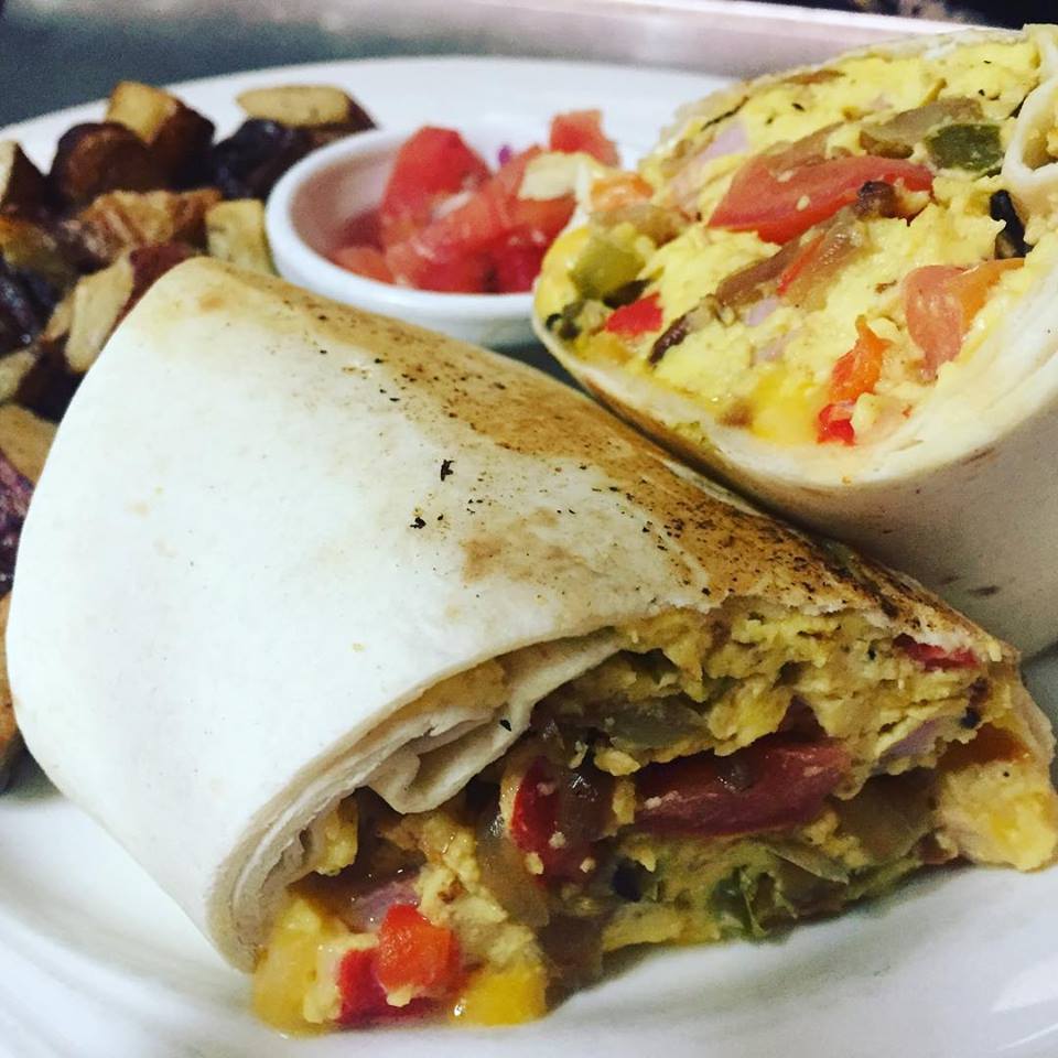 We are ready to brighten your day! Join us for breakfast, serving 8-11am, Friday and Saturday. #breakfastburrito #flaglerbeach #oceanview $8