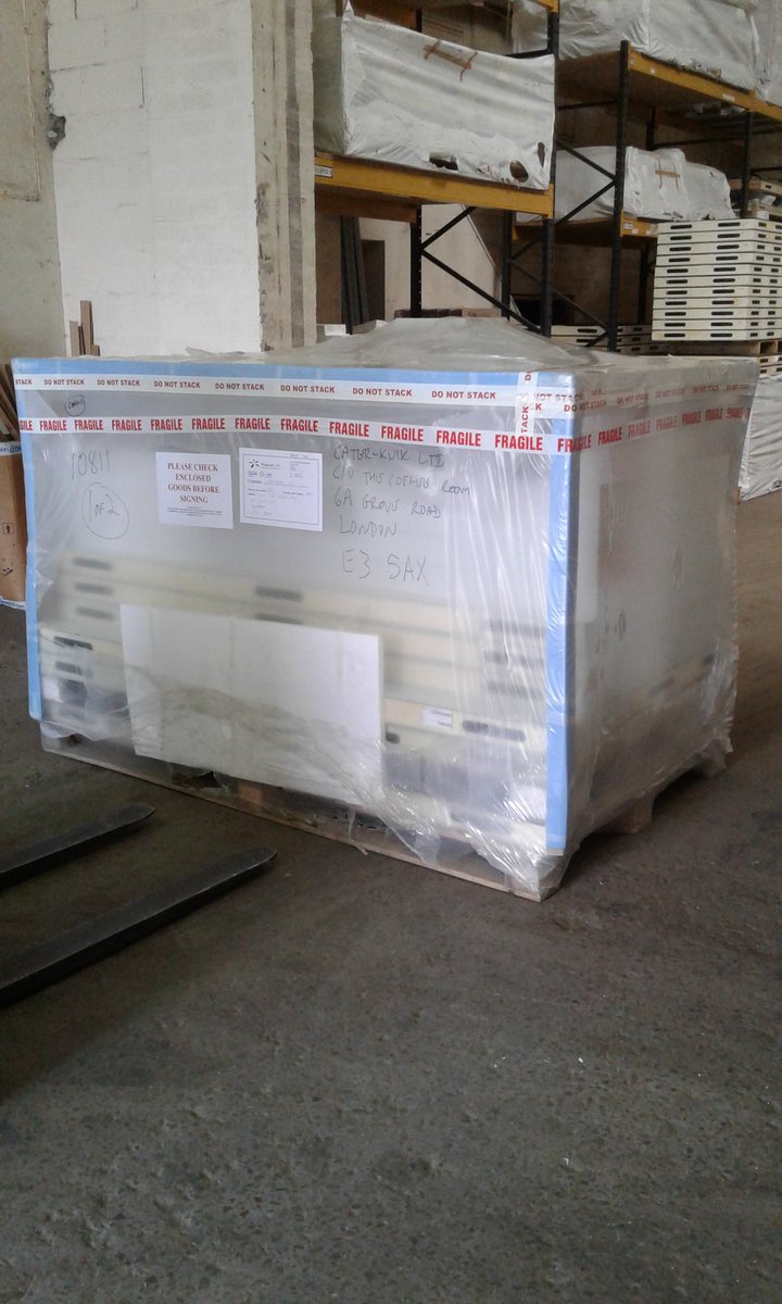 PureverUK's tweet image. Coldroom packed and ready to be shipped to London for our customer @caterkwikltd