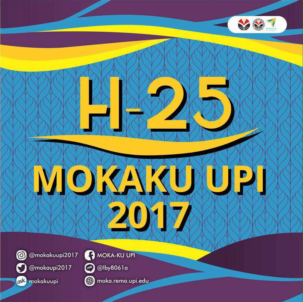 Hai hai, H-25 nih. Masih sabar nunggu kan? Tenang kita gabakal PHP kok😂. Tetep stay di seluruh official account Moka-Ku UPI ya!