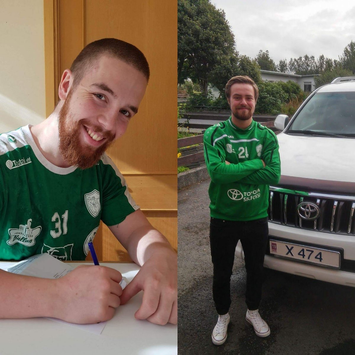 Jóhannes Snær snýr aftur í grænt og semur til 2019. Gunnar Páll semur við okkur til 2018. bit.ly/2uajOZq #handbolti #grill66 ✍️✍️