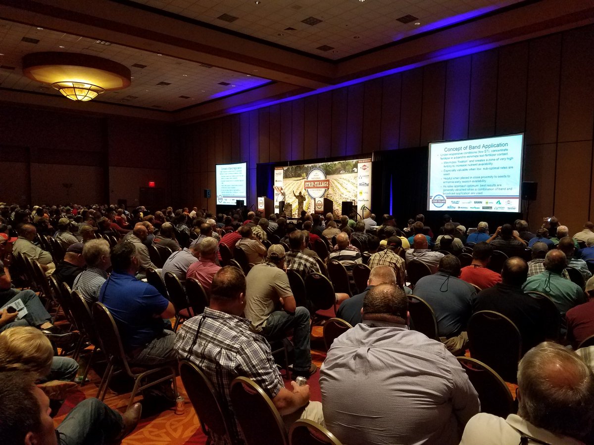 Good secessions yesterday at the Strip Till Conference in Omaha.