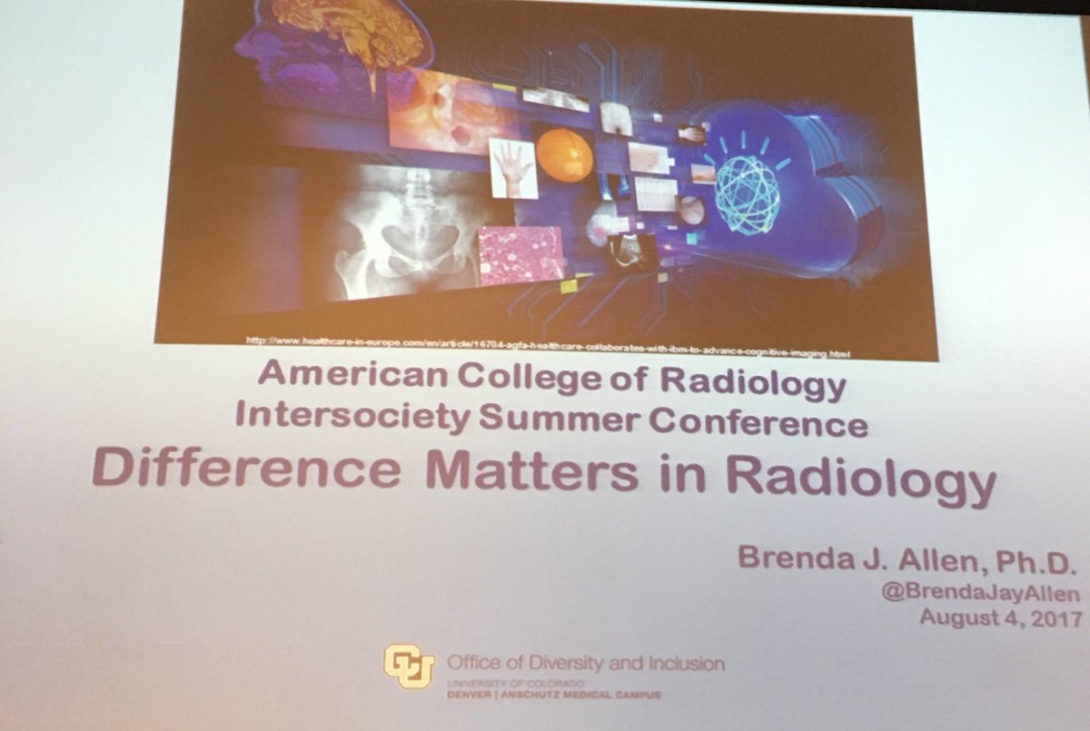 DeanMeltzer's tweet image. Difference Matters #ISC2017 @RadiologyACR