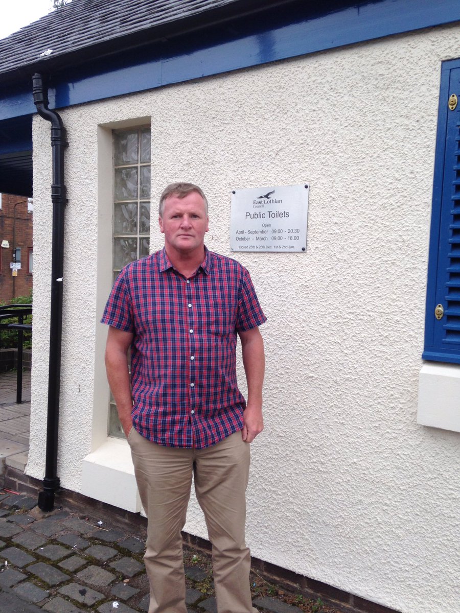 CllrMcLeod's tweet photo. Just paid a visit to our Local Toilets in Tranent and wonder what the Youths get out of causing this kind of damage! @elcourier #ELCouncil https://t.co/bZjL7FsFbA