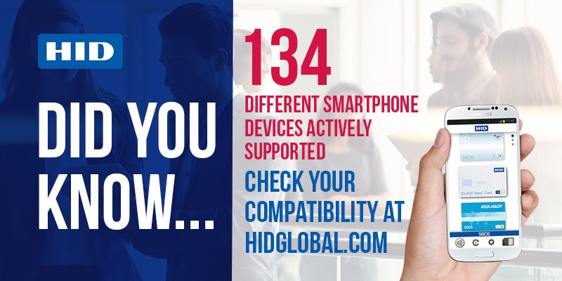 HID Mobile Access also enables your trusted mobile credential to be used as a cashless payment method across all Way2Pay devices. #EpoS
