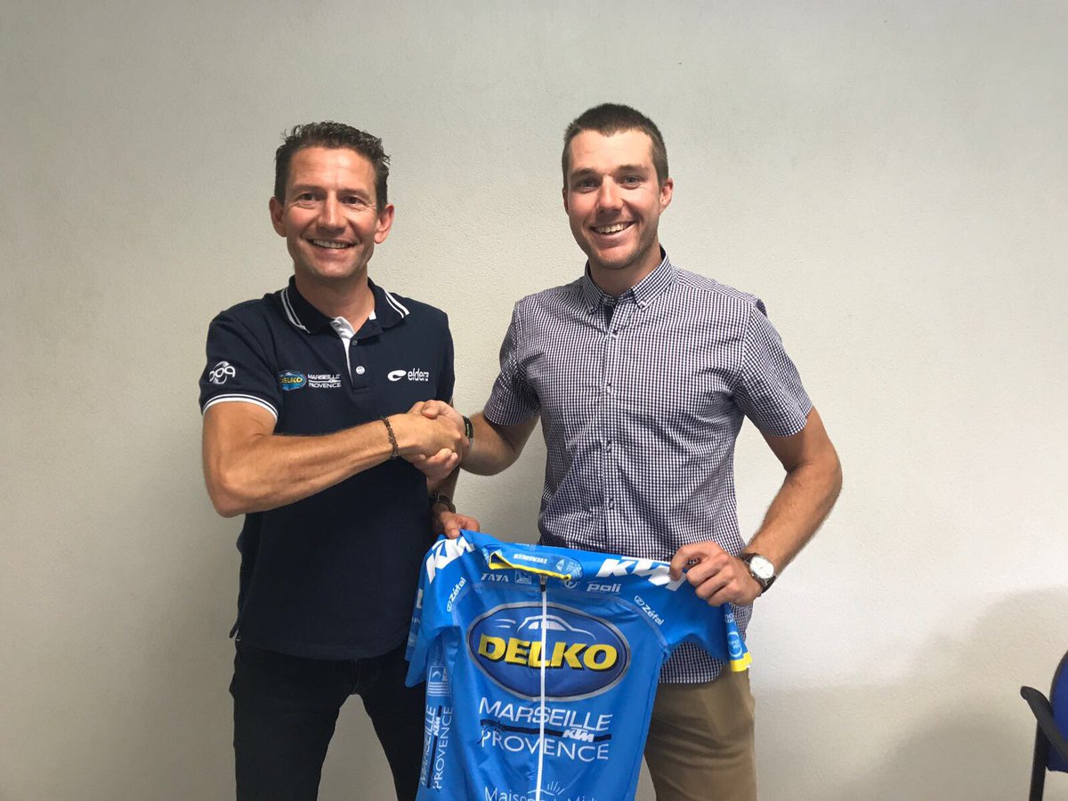 Very pleased to have signed with @Delko_MP_KTM for 2018! 😃👍 Looking forward to the challenge &amp; finding success with the team 🇫🇷🚴🏻💨