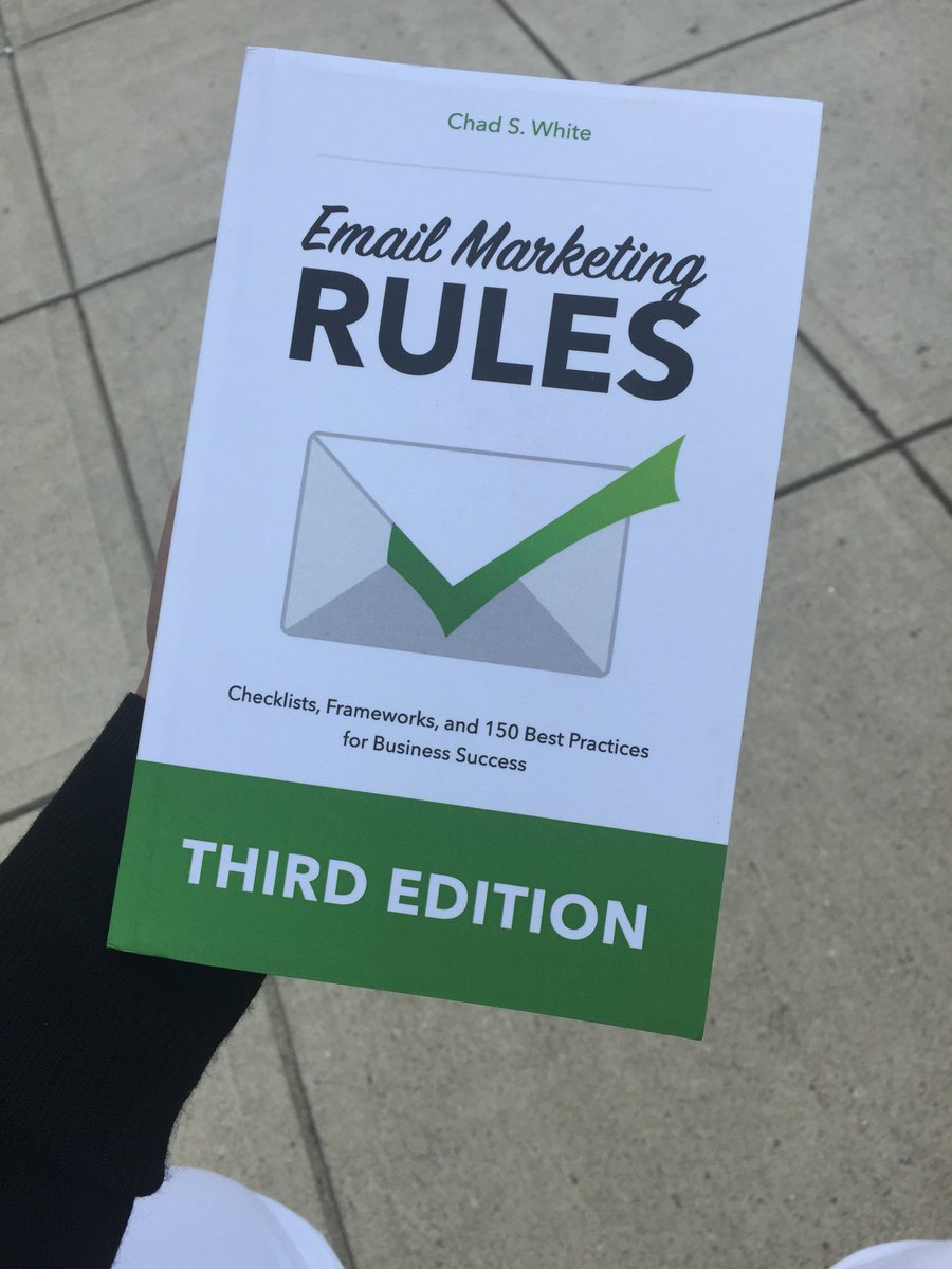 Email is my religion. Thanks for the signed copy <a href="/chadswhite/">Chad S. White</a> ! #litmuslive