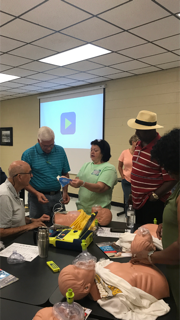 ROYSE CITY ISD TRANSPORTATION 🚍is getting ready 4 the 2017-2018 School Year! Bus Drivers &amp; Monitors updated their CPR skills 2day! #RCISD