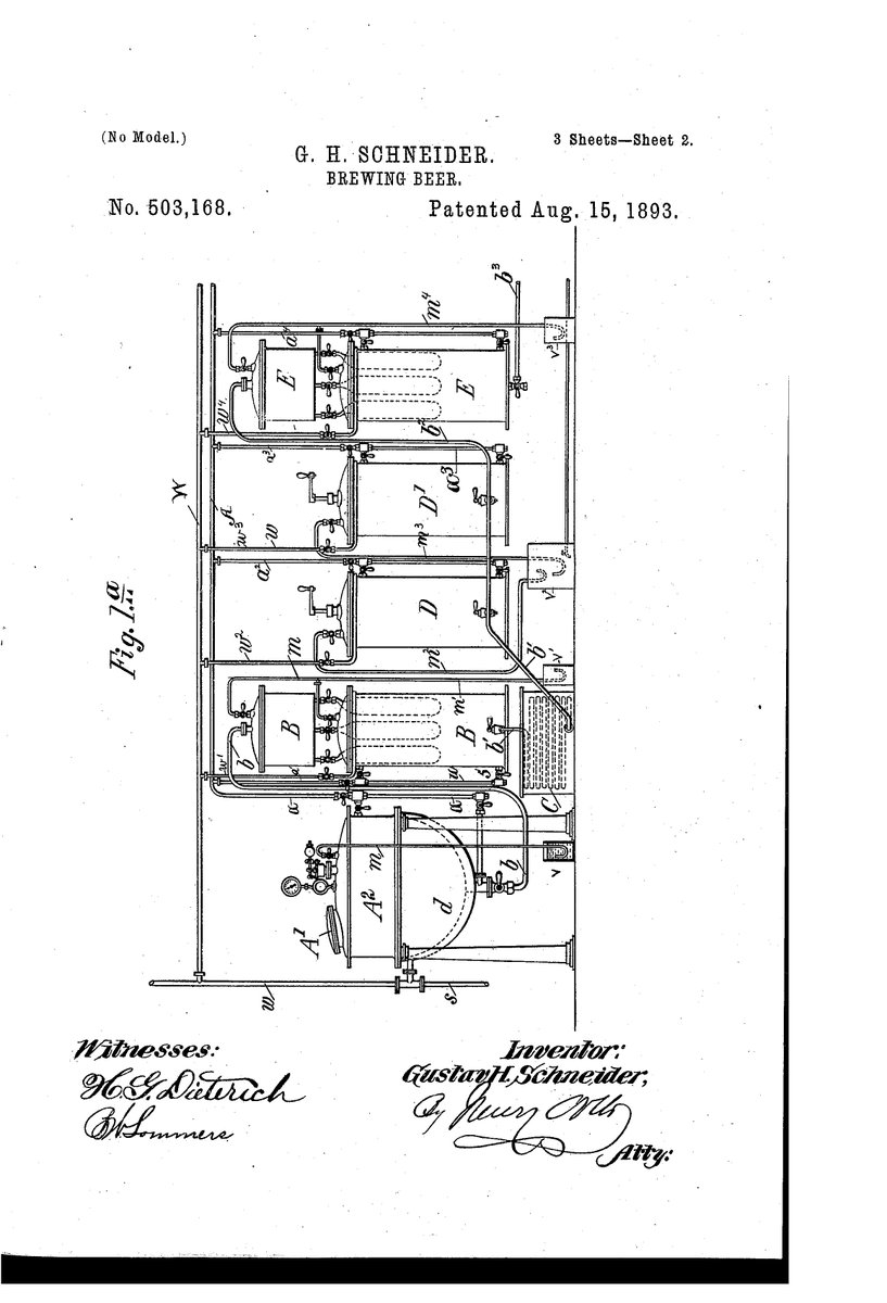 PatentTruth's tweet photo. This #InternationalBeerDay, check out this #patent from 1893 for a method of brewing beer: https://t.co/4o4iIJMWai