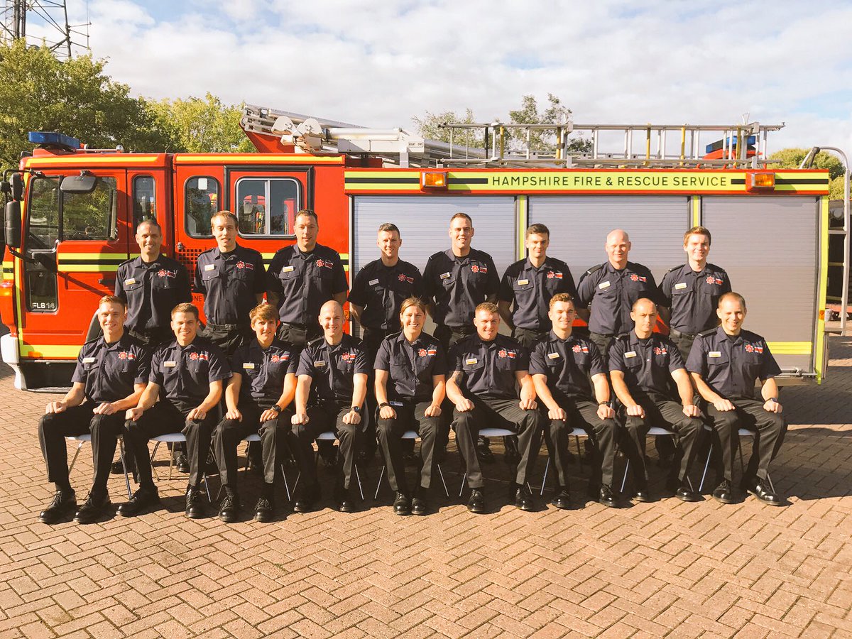 Plumbley11's tweet photo. Proud and privileged to be the course lead for our T1/17 trainee's who graduated from @HFRS_Academy today. Well done to all 🚒 Be safe 🔥 https://t.co/OqcrjRDQev