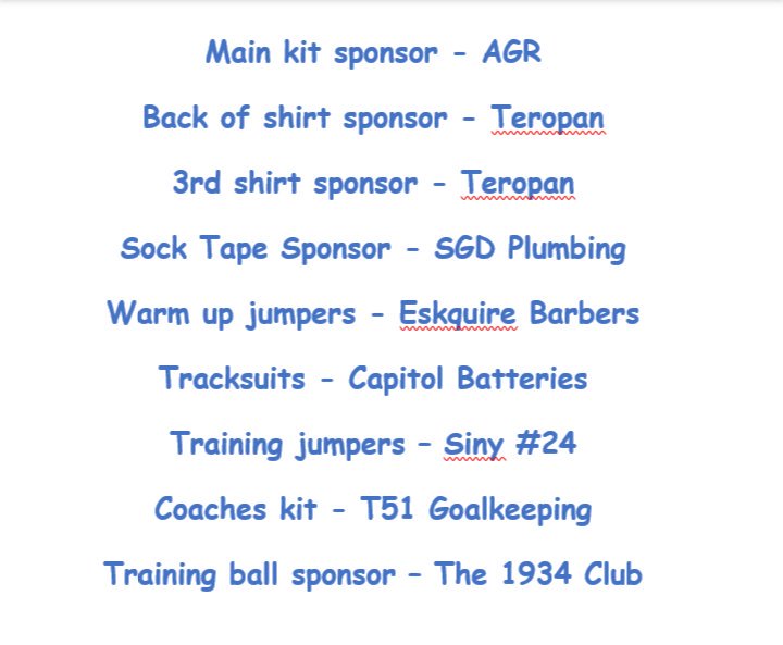 MusselburghAth's tweet image. Thank you  @AGRrecruitment , Teropan, SGD Plumbing, Eskquire Barbers, @CapitolBat , @stuartburnett11 @T51Goalkeeping @1934Club #gotinvolved