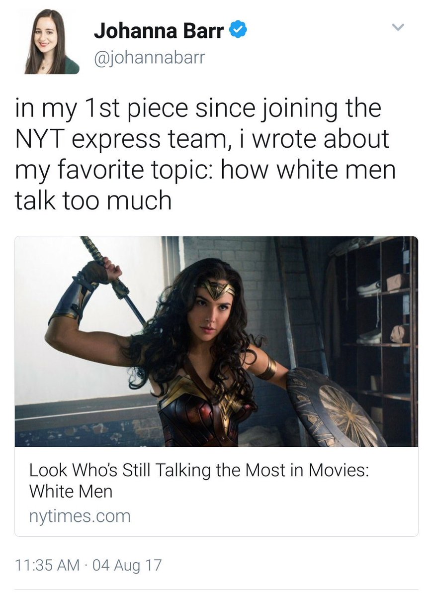 Tuckarooo's tweet photo. "I know the perfect thing to write on my first day on the job at the NYT" https://t.co/PwnsNJ2XA3