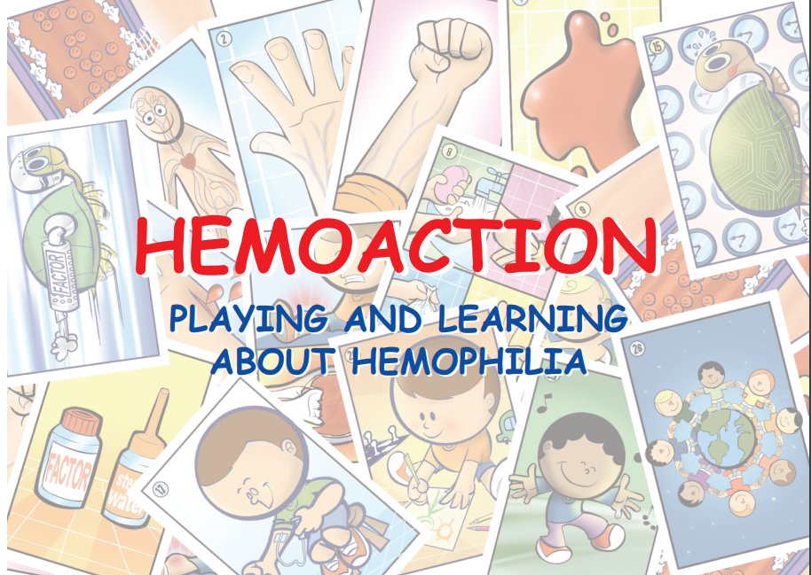 Teach children how to prevent bleeds &amp; manage hemophilia by using the universal language of pictures. Learn more: elearning.wfh.org/find-a-resourc…