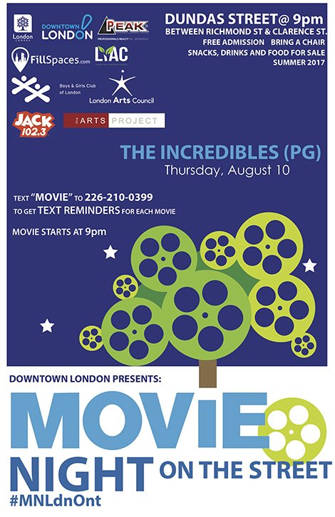 Watch The Incredibles in style! Stop by from 7-9pm for our free mask-making station. Kids can colour a mask to wear while watching the film!