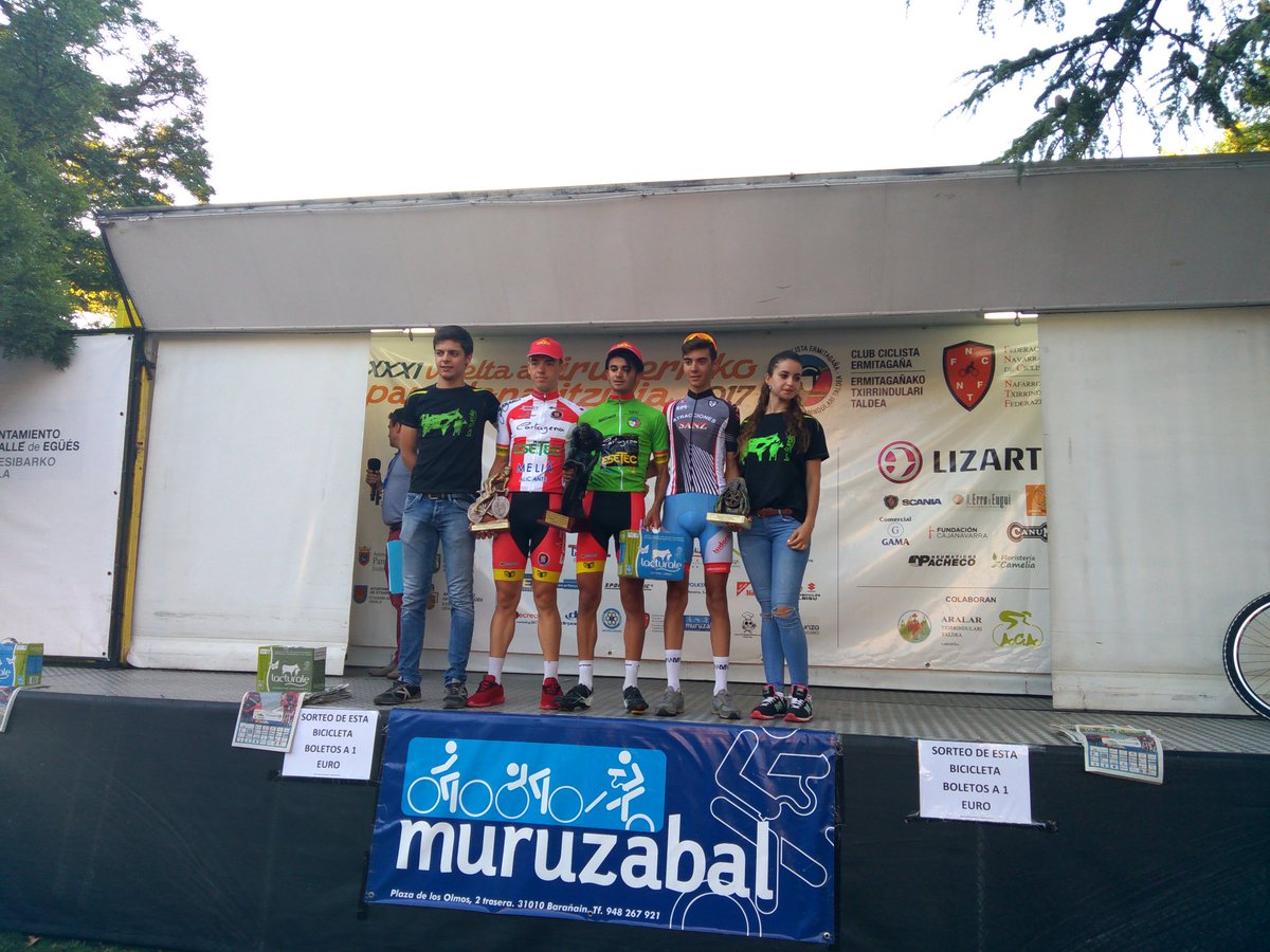 Podium #VueltaPamplona 2017