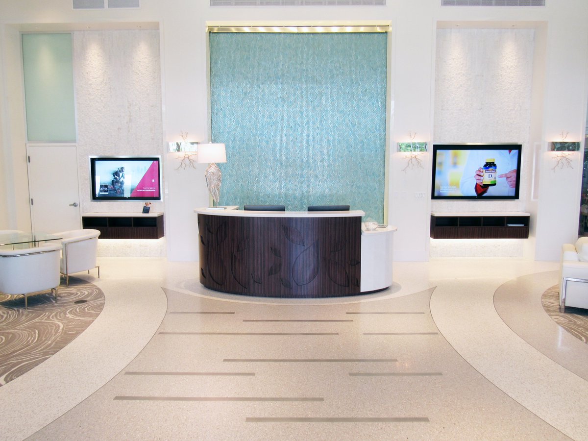 A_Surfaces's tweet photo. Terrazzo Installation: Altis-This beautiful terrazzo floor marries carpeting and terrazzo in perfect harmony creating a truly unique space. https://t.co/huIgeMHCsO