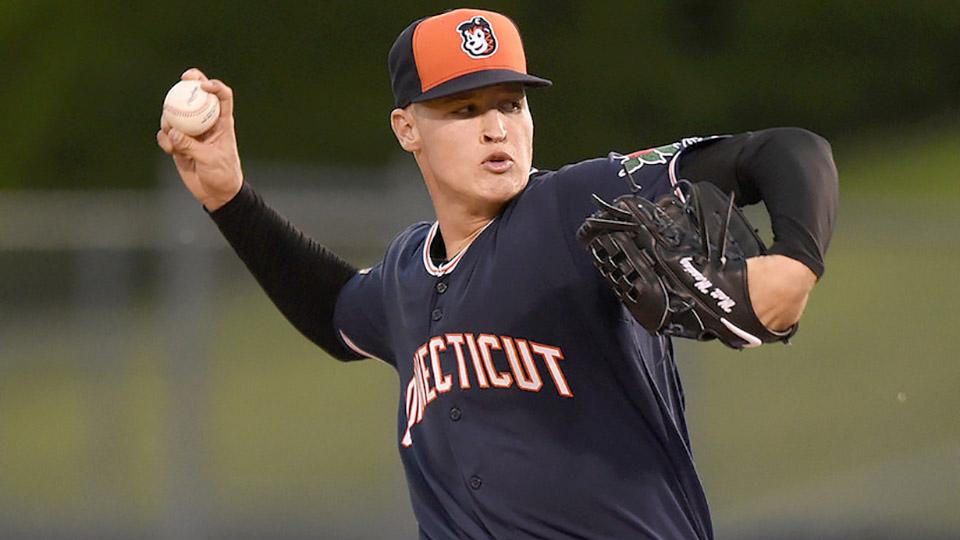 MiLB's tweet image. #Tigers promote top prospect RHP Matt Manning, a first-round pick in 2016, to Class A West Michigan: atmlb.com/2ub4z2q