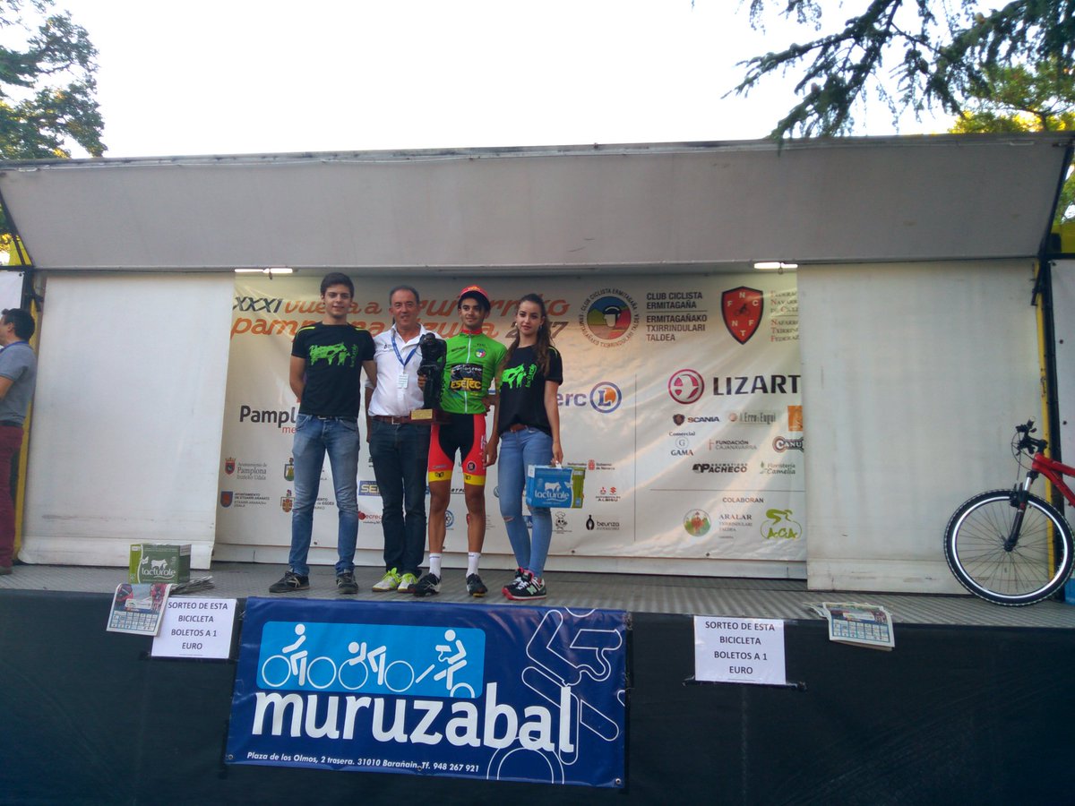 Campeón XXXI #VueltaPamplona @JamesMitri enhorabuena!!! Txapeldun
