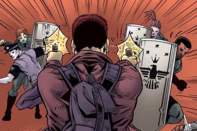 AmericasKingdom's tweet photo. The home of the brave and the land of the free like you've never seen it... #comicbooks #makecomics #indiecomics #webcomics https://t.co/h05W27lHAH