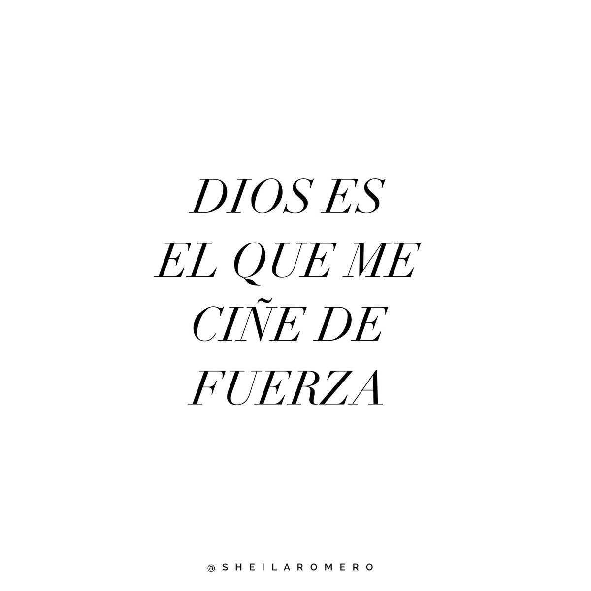 sheilaromeromus's tweet photo. Dios es el me ciñe de fuerza https://t.co/YxhWzjIGPd