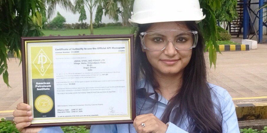 APIGlobal's tweet photo. Quoting @JSPLCorporate: "We've proven our mettle in conforming to one of the most revered quality norms." ๐๐๐Well done! 2/3 #APIMonogram https://t.co/xwtUViqzZ4