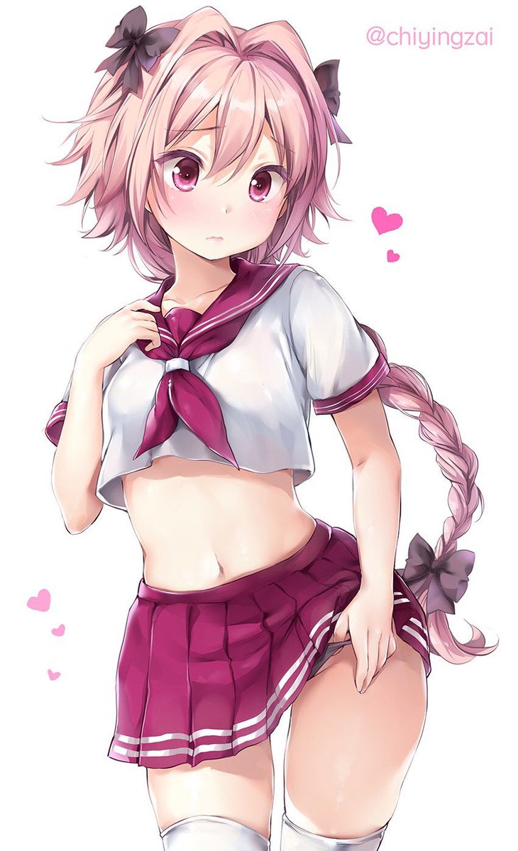Nabbed this picture because me wanting to prove that Astolfo looks better w...