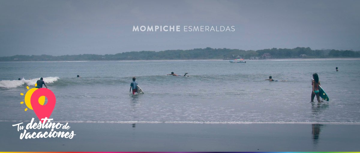 La Playa Negra en #Mompiche, lugar preferido por los amantes del surf. Una experiencia diferente en #TuDestinoDeVacaciones.