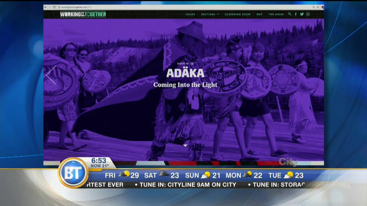 Video: @wiotmag offers a platform for contemporary Indigenous voices https://t.co/RSjq9TlXju