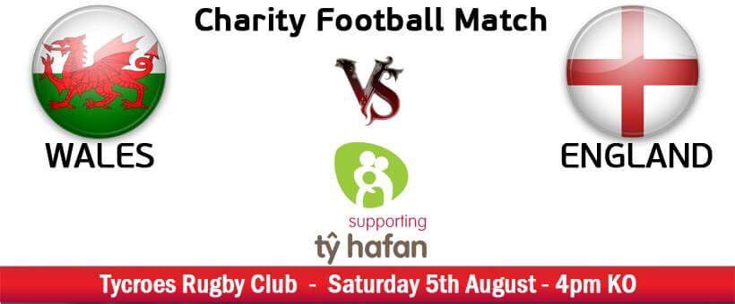 🏆Ty-Hafan Cup
📅 Sat 5th August
📍Tycroes RFC
⚽️ Wales v England 
🎉 Family Fun Day
🎤 Live Music
<a href="/michaelsheen/">michael sheen 💙</a> chance RT