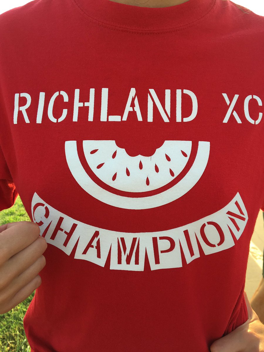 RichlandXCTrack's tweet photo. One week from tomorrow we have our scrimmage! Annual #WatermelonRun ! Team draft Tuesday! Who's going to take the team title this year??? https://t.co/qAzuj5EmmS