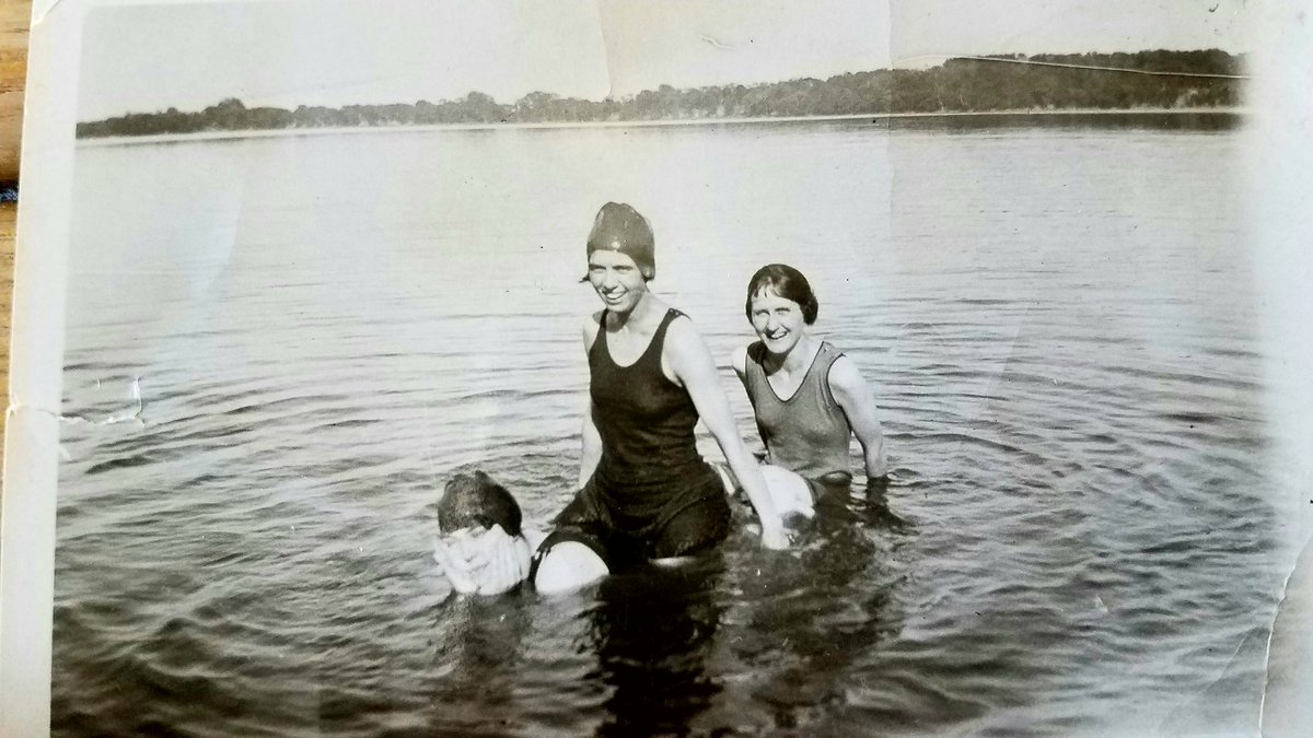 Great Grandma knew how to have a good time at the lake. #SquadGoals #ArchivesSquadGoals #friendship