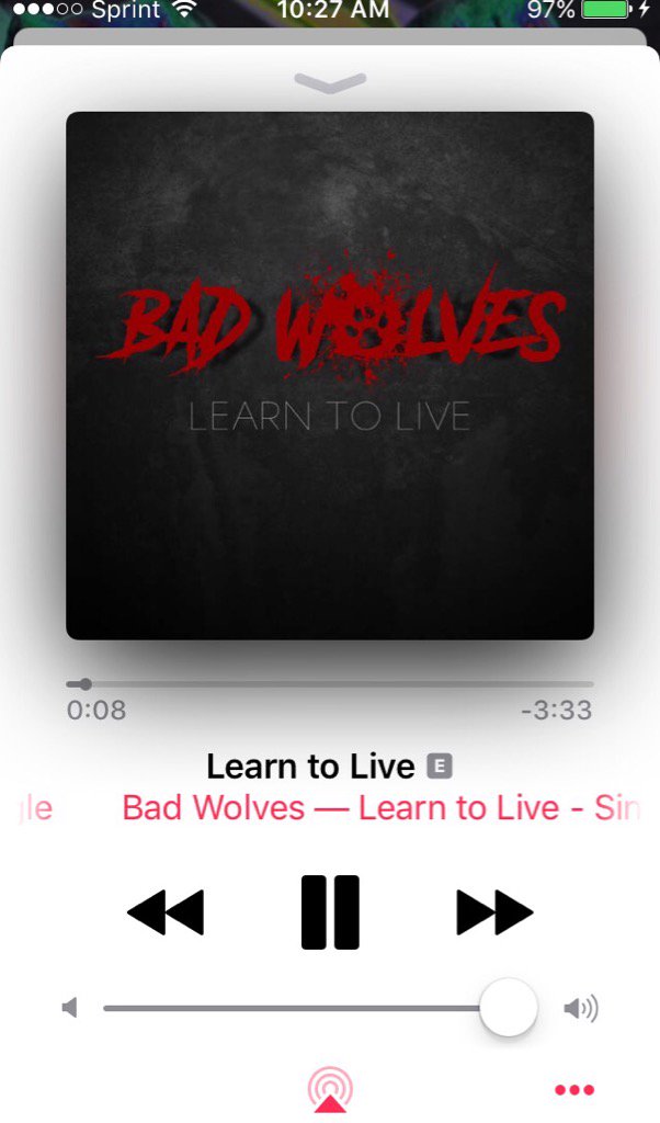 amandapletch's tweet photo. #NowPlaying #BadWolves 🐺🐾🤘🏻#LearnToLive #FridayFeeling #Youbetterlearn #Music #HappyFridayBabes 🙌🏻😜🤘🏻💋 #MetalLove 🖤 https://t.co/UNfIqXhHwj